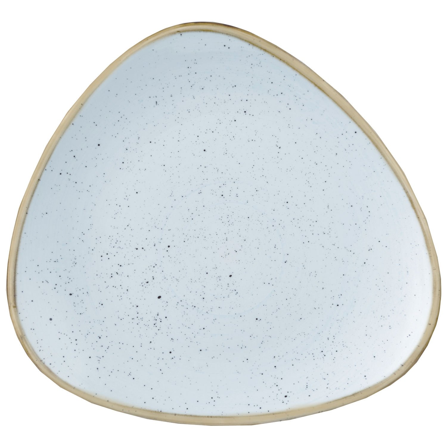 Plate Stonecast Duck Egg Coupe