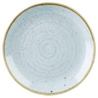 Flat plate Stonecast Duck Egg Coupe