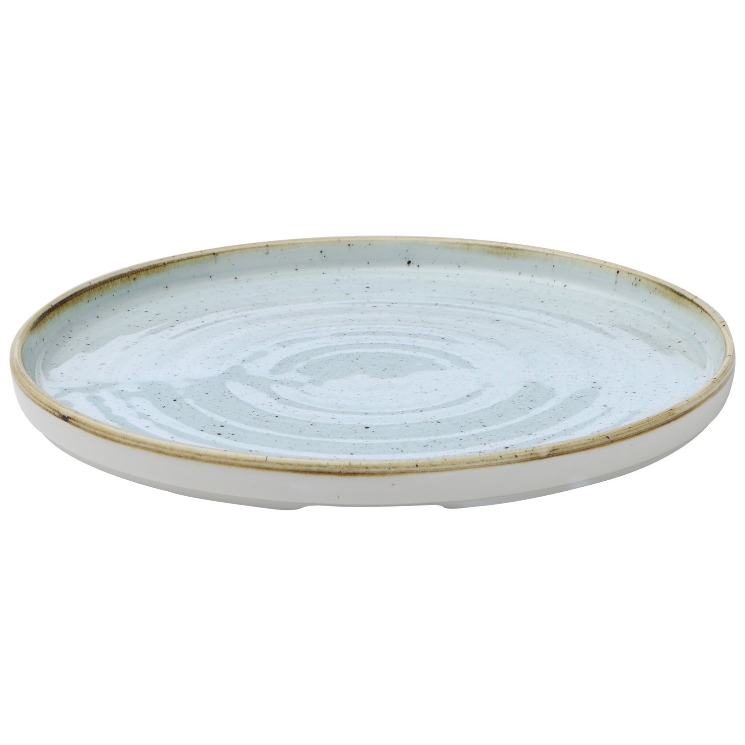 Flat plate with a steep edge